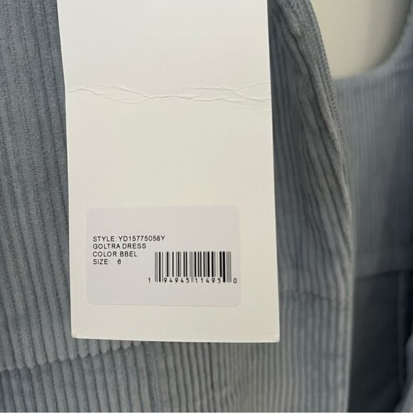 Revolve Likely Goleta Corduroy Puff Sleeve Mini Dress In Light Blue NWT - Picture 11 of 12